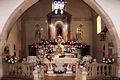 Villanovaforru: chiasa parrocchiale di San Francesco d’Assisi: altare maggiore