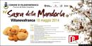Villanovafranca: locandina della sagra della mandorla