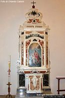 Villanovafranca: chiesa parrocchiale di San Lorenzo Martire: fonte battesimale