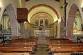Villanova Truschedu-Chiesa parrocchiale dedicata a Sant'Andrea Apostolo: la navata centrale verso il prebiterio