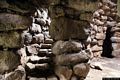 Villanova Truschedu-Nuraghe Santa Barbara: interno della torre principale Villanova Truschedu-Nuraghe Santa Barbara: interno della torre principale