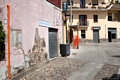 Villanova Tulo-Il murale di Angelo Pilloni che rappresenta una 'Figura maschile a dorso di un asino