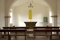 Villanova Tulo-chiesa campestre di San Sebastiano: interno Villanova Tulo-chiesa campestre di San Sebastiano: interno