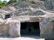 Villaperuccio: la necropoli di montessu: ingresso di Sa Grutta de Is Procus