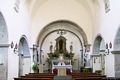 Villa Sant’Antonio: chiesa parrocchiale di Sant’Antonio Abate: interno verso il presbiterio