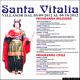 Villasor: chiesa di Santa Vitalia-ocandina della festa di Santa Vitalia