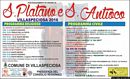 Villaspeciosa: locandina della sagra di San Platano e Sant’Efisio