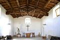 Villaurbana: chiesa campestre di San Crispo: interno verso il presbiterio