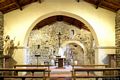 Zerfaliu: chiesa di San Giovanni Battista: interno verso il presbiterio
