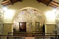 Zerfaliu: chiesa di San Giovanni Battista: interno verso il portale di ingressoo
