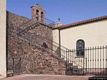 Zerfaliu: chiesa parrocchiale della Santissima Trasfigurazione: l’arco pisano dal retro