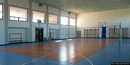 Zerfaliu: impianti sportivi delle Scuole Medie: interno della palestra